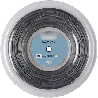 Luxilon Alu Power Soft 125 Set Si Strings, Silver, 200 m Tennissaiten Tennis - 200 m