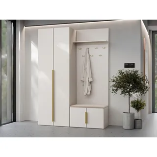 Mirjan24 Kerkin I Garderobe-Set 70x200x42 cm beige