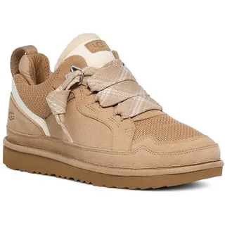 UGG LOWMEL Sneaker Kinderschuh, Halbschuh, Schnürschuh mit weichem Fußbett beige 32,5 EU (1 US)