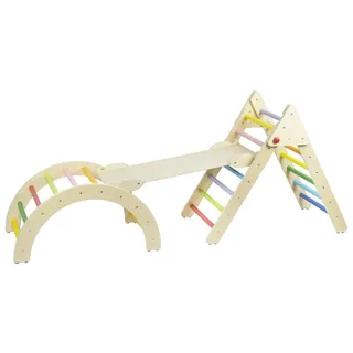 hardin 1fachgut 3-in-1 zusammenklappbares Regenbogen-Kletterset
