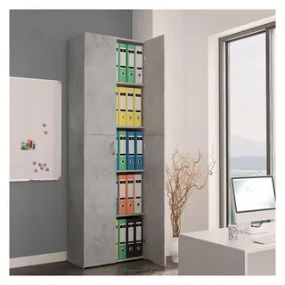vidaXL Büroschrank Aktenschrank 60x32x190 cm Betongrau
