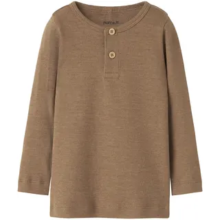 NAME IT Jungen Nmmkab Ls Top Noos, Toasted Coconut, 116 EU