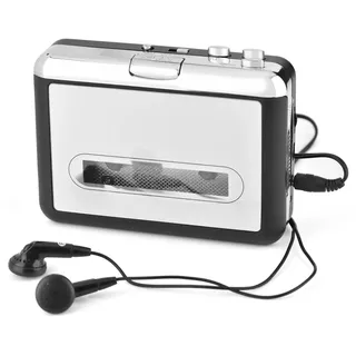 Usb-kassetten-zu-mp3-konverter Für Pc, Audioplayer Mit Kopfhörern Und Cd-aufnahmefunktion