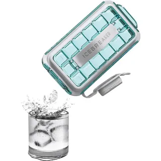icebreaker nordic Pop 2.0 Eiswürfelform Aufbewahrungsbehälter clear water blue (BSK2150)