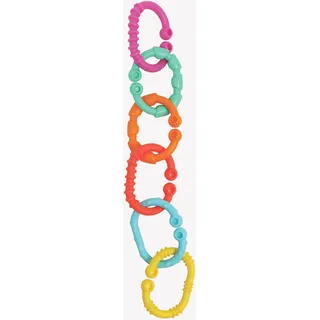 Playgro Loopy Links Babyspielzeug Kette, Mehrfarbig