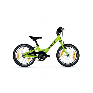 PYRO Bikes Kinderfahrrad Sixteen Small, 1-Gang-Schaltung, Freilauf grün