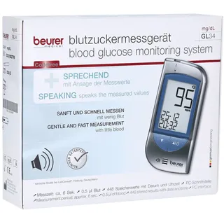 Beurer GL34 mg/dl