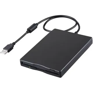 3,5-zoll-tragbares Externes Usb-diskettenlaufwerk (1,44 Mb Fdd), Wechselkartenleser Für Pc Und Mac, Kompatibel Mit Windows 11/10/7/8/xp/vista Laptops, Plug & Play (schwarz)