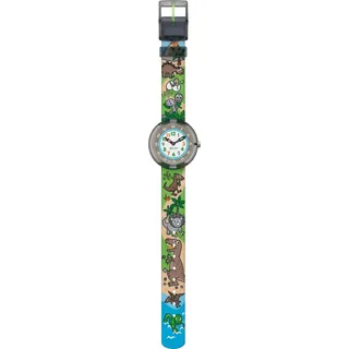 FlikFlak FBNP048 Jungen-Uhr Sauruses Return Analog Quarz Textil-Armband
