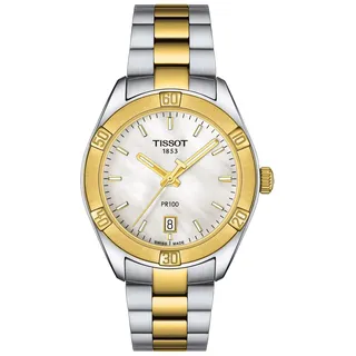 TISSOT PR 100 Sport Chic Lady Edelstahl 36 mm T101.910.22.111.00