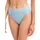 Elastic High Waist Damen Slip 36/38 Blau
