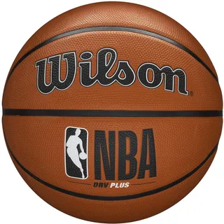 Wilson Basketball NBA DRV Plus, Outdoor, Gummi, Größe: 6, Braun