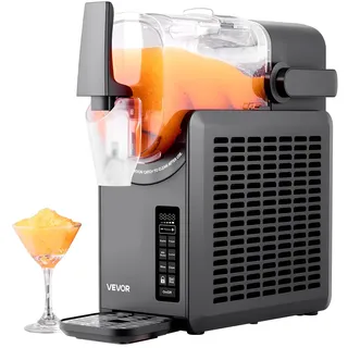 Vevor Slusheis Maschine Slushgerät Slushy Machine 2,6 L, Frozen Drink Maker mit 5 voreingestellten Programmen, Margarita-Maschine mit Selbstreinigung, Frozen Margaritas, Frappés, Milchshake