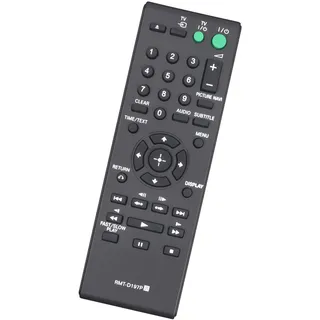 ROLLGAN RMT-D197P Ersatz Fernbedienung Kompatibel mit Sony DVP-SR760H DVP-SR450K DVP-SR150K 0 DVP-SR. 350 DVP-SR750H DVP-SR510H DVP-SR110 DVP-SR370 DVP-SR170 DVP-SR320 DVP-SR760HP DVP-SR120 DVP-SR550K