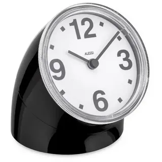 Alessi - Cronotime Tischuhr, schwarz