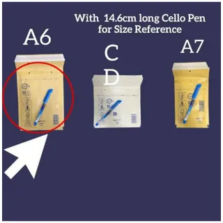 aroFOL® CLASSIC Luftpolstertaschen 2/B braun für DIN A6