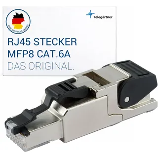 Telegärtner Stecker Cat.6A AWG22-27 MFP8 T568A feldkonf. 100023037