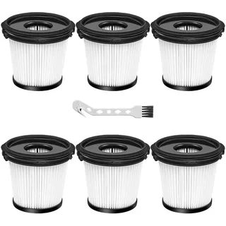 Filter Zubehör für Shark Detect Pro IW3611EU IW3611DE IW3611 IW3612EU IW3612EUT IW3612 BU1120EU BU3521EU Akku Staubsauger Ersatzfilter Ersatzteile, 6 Stück