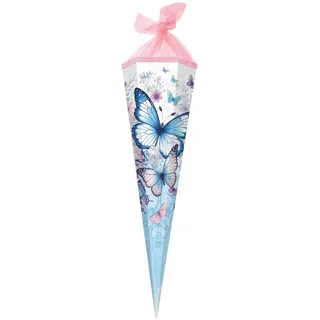 Goldbuch Schultüte GOLDBUCH Schultüte 85 cm 6-eckig Schmetterlingsgarten