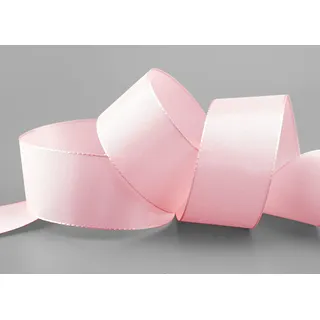 finemark 50 m x 40 mm TAFTBAND Hellrosa Rosa Dekoband Geschenkband Stoffband Tischdeko Hochzeit Ostern Schleifenband Visco TAFT Kartengestaltung Basteln