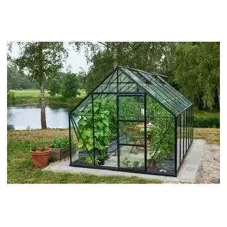 Juliana Universal 128 Alu schwarz Blankglas 3 mm 9,9 m2