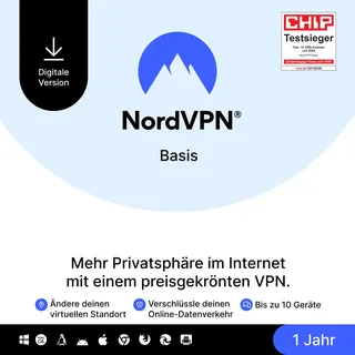 Nordvpn Basis 1 Jahr 10 Geräte Win