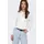 LS EMBROID V-NECK Bluse XS