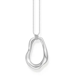 Thomas Sabo Kette mit Anhänger Natural Beauty Silber