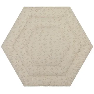 Fillikid Laufgittereinlage Laufstalleinlage 6-eckig Exclusiv beige