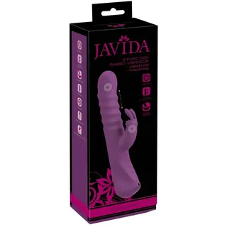 Javida - Stoßvibrator mit Klitoris-Stimulator 1 St