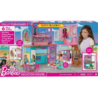Barbie Puppenhaus Barbie Malibu mehrfarbig HCD50