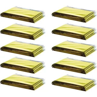 MD Rettungsdecke MED Comfort 210 x 160 cm gold/silber 10 St.