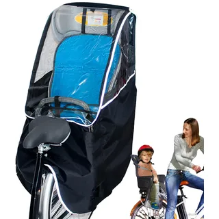 Niktule Wasserdichter Fahrrad-Regenschutz, Fahrrad-Kindersitz-Überdachung,Wasserdichtes Regendach für Fahrrad-Kindersitz - Universelle Passform mit transparentem Fenster, atmungsaktivem Stoff für