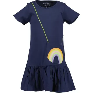 blue seven Mädchen Kleid mit Regenbogen 116 - 116