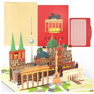 luxuskollektion Reisegutschein Pop Up 3D Geschenkkarte Flitterwochen Urlaub Berlin