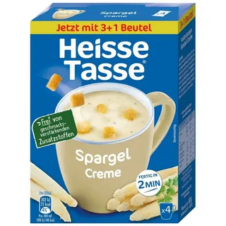 Heisse Tasse Instant-Suppe »Spargel Creme« - 4 x 15 g beige