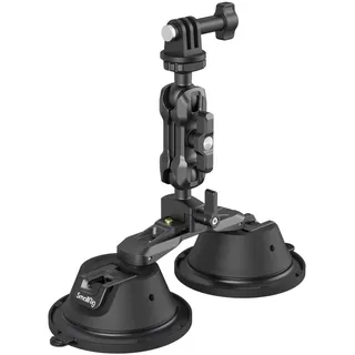 SmallRig 3566 Portable Doppel- Saugnapf-Kamerahalterung