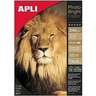 APLI 11926, Fotopapier, 13 X 18 cm, 50 Blatt