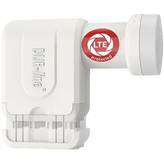Dur-Line +Ultra Octo LNB 8-fach für bis zu 8 Teilnehmer weiß - mit LTE-Filter, digital mit Wetterschutz, Full HD, 4K,Premium-Qualität