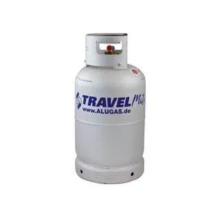ALUGAS Travelmate LPG Gasflasche / Gastankflasche 27,2 Liter 80% Multiventil