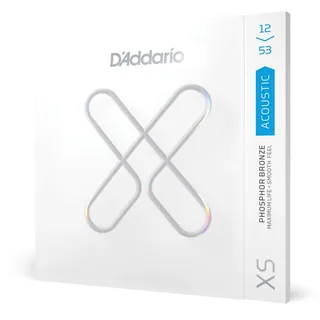 D'Addario XS Akustikgitarrensaiten, Phosphorbronze, Light 12-53