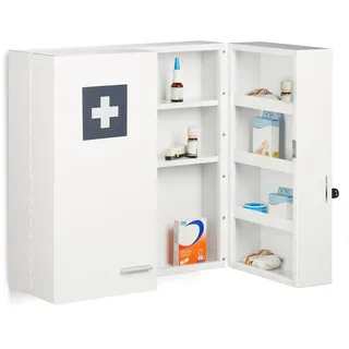 Relaxdays Medizinschrank Medasa L