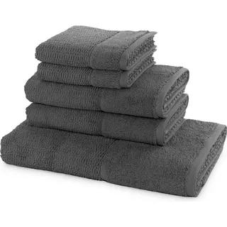 Handtuchset 5-tlg. grau