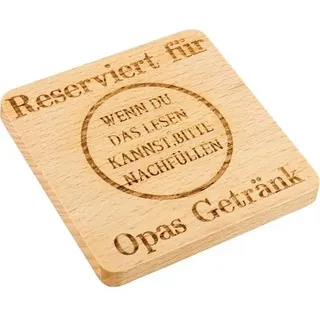Lustige Holz Untersetzer Opa Geschenk Geburtstag Vatertag