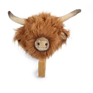 WILD and SOFT Wild & Soft - Plüsch Kleiderhaken Hochland Rind