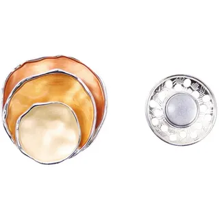 MIRROSI Brosche Magnetbrosche für Damen elegant, wunderschönes Design gelb