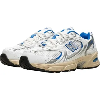 White/Silver Metallic/Blue 45