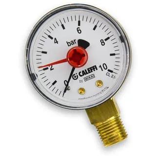 CALEFFI Manometer 557 0-10 bar, unten