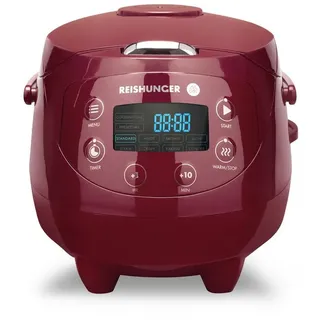 Reishunger Digitaler Reiskocher rot 0,6 l