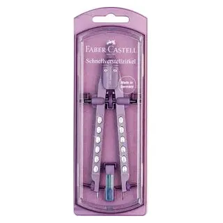 Faber-Castell Schnellverstellzirkel FACTORY SPARKLE